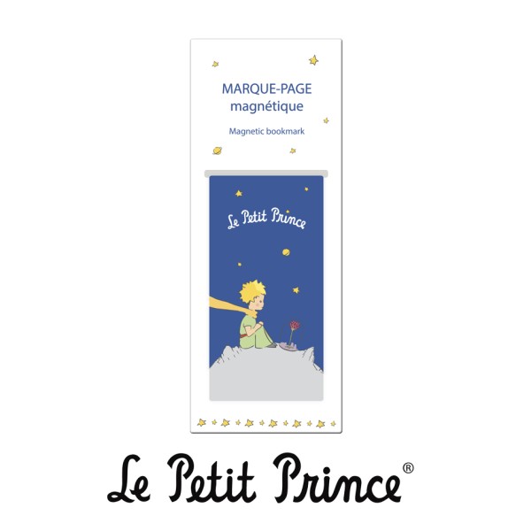 Малкият принц - Магнитен книгоразделител "Малкият принц с роза" 1
